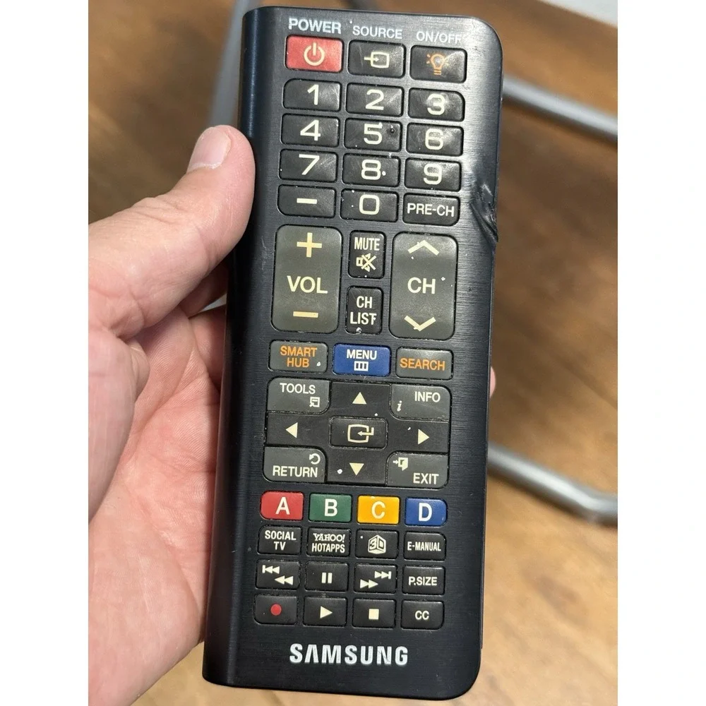 OEM SAMSUNG Smart TV QWERTY Keyboard Remote Control BN59-01134B, Good Condition